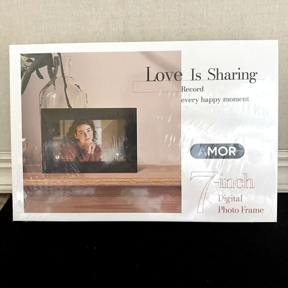 Amor 7" Digital Photo Frame NIB - Picture 1 of 3